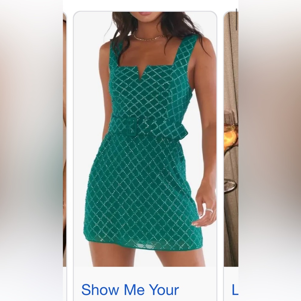 Show Me Your MuMu Emerald Dress